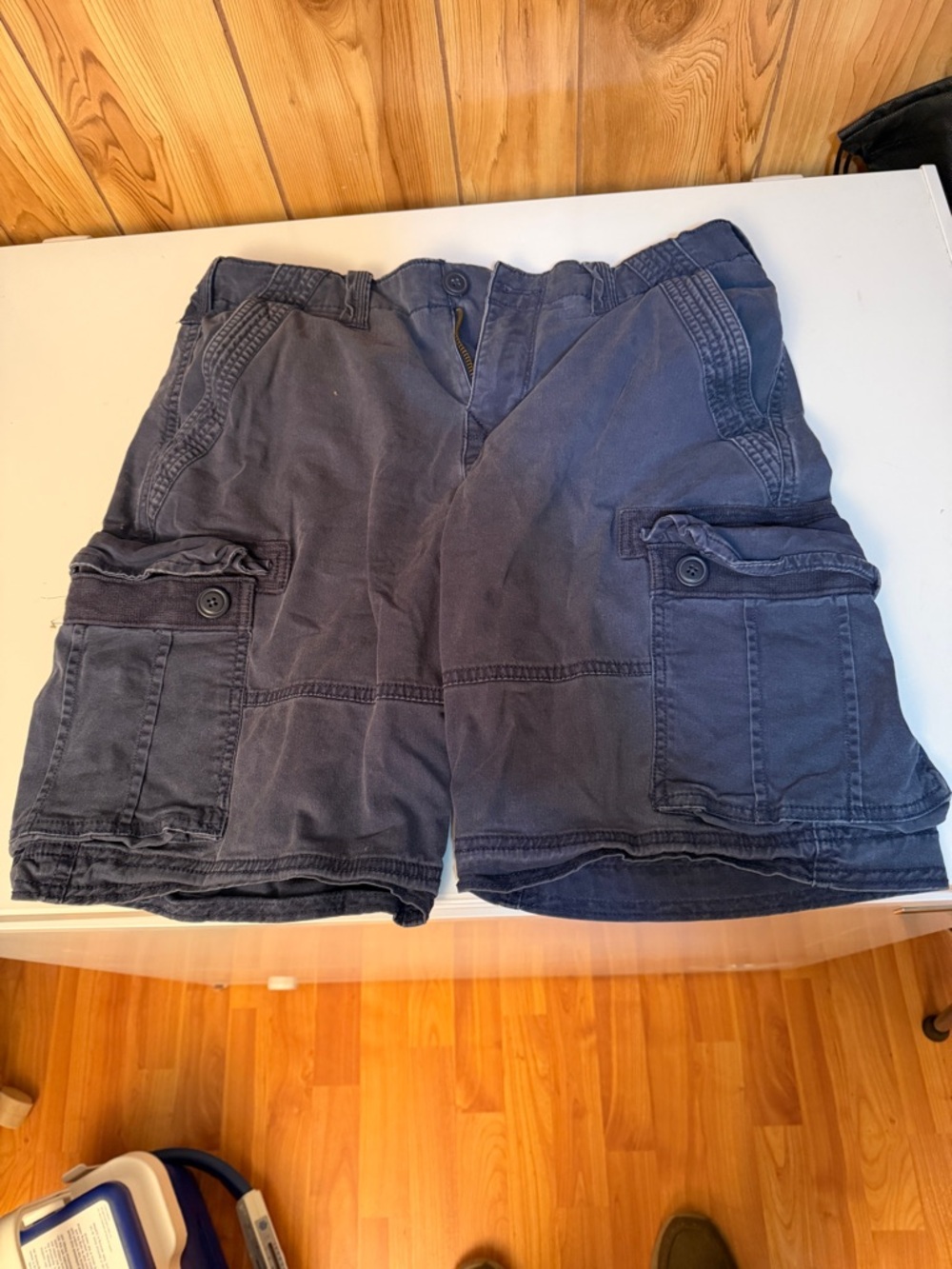 George Men's Dark Blue Cargo Shorts